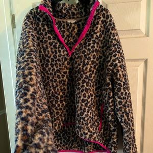 Crown&Ivy Cheetah/Pink Sherpa
